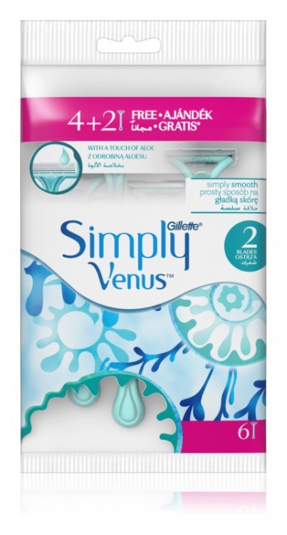 Gillette venus jednoráz holítko 4+2ks | Holící čepelky a náhrady - Dámské Gillette venus jednoráz holítko 4+2ks | Holící čepelky a náhrady - Dámské